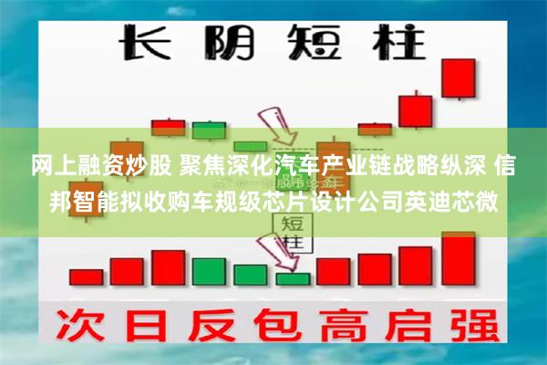 网上融资炒股 聚焦深化汽车产业链战略纵深 信邦智能拟收购车规级芯片设计公司英迪芯微