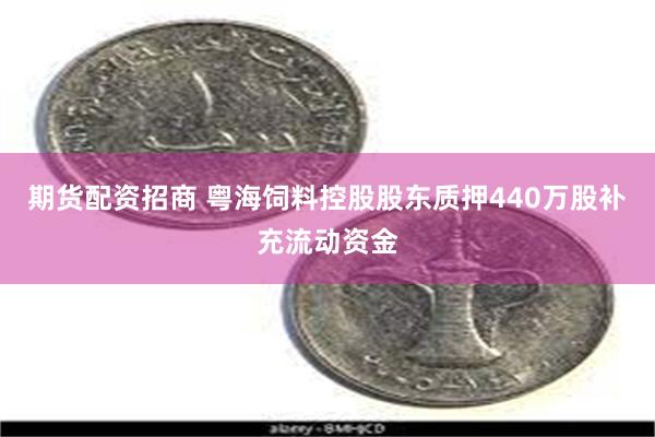 期货配资招商 粤海饲料控股股东质押440万股补充流动资金